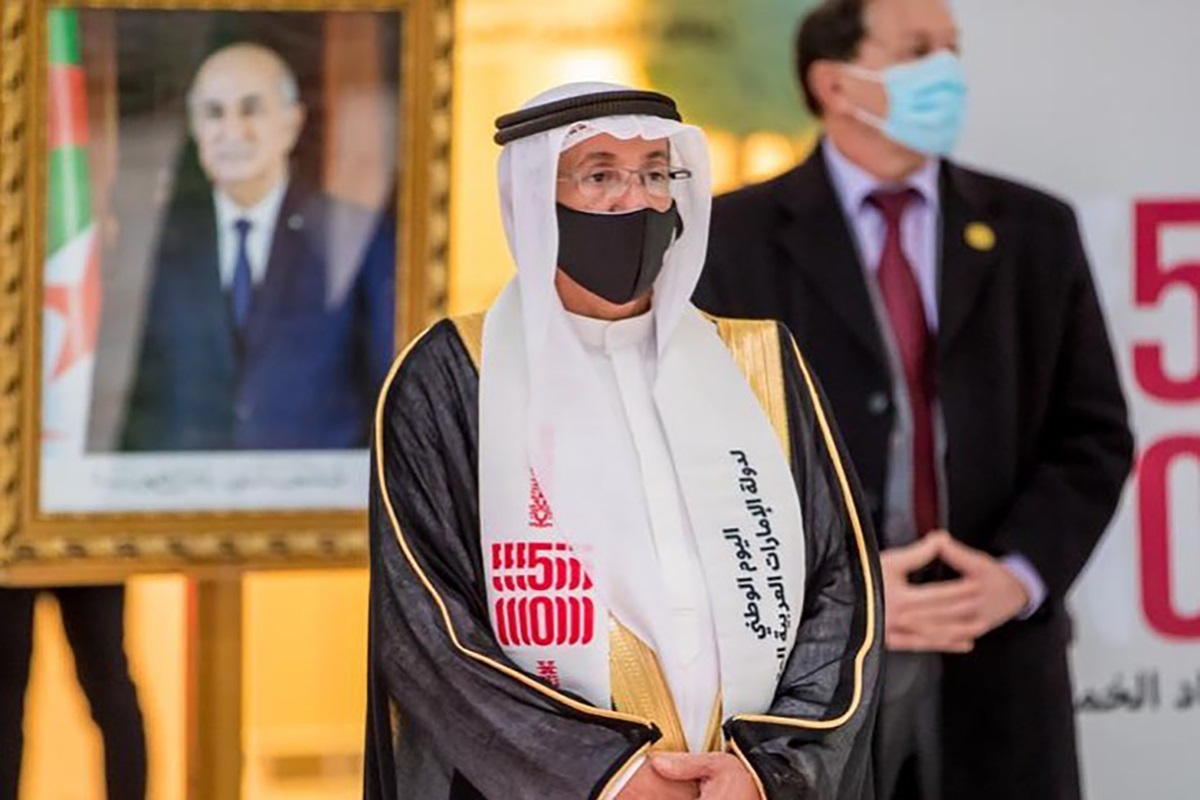 أحيت سفارة دولة الإمارات بالجزائر حفل الاتحاد الخمسين بالتنسيق مع وزارة الثقافية والفنون الجزائرية، بدار أوبرا الجزائر بوعلام بسايح، في العاصمة الجزائرية بحضور عددا من المسؤولين الجزائريين وأعضاء السلك الدبلوماسي.