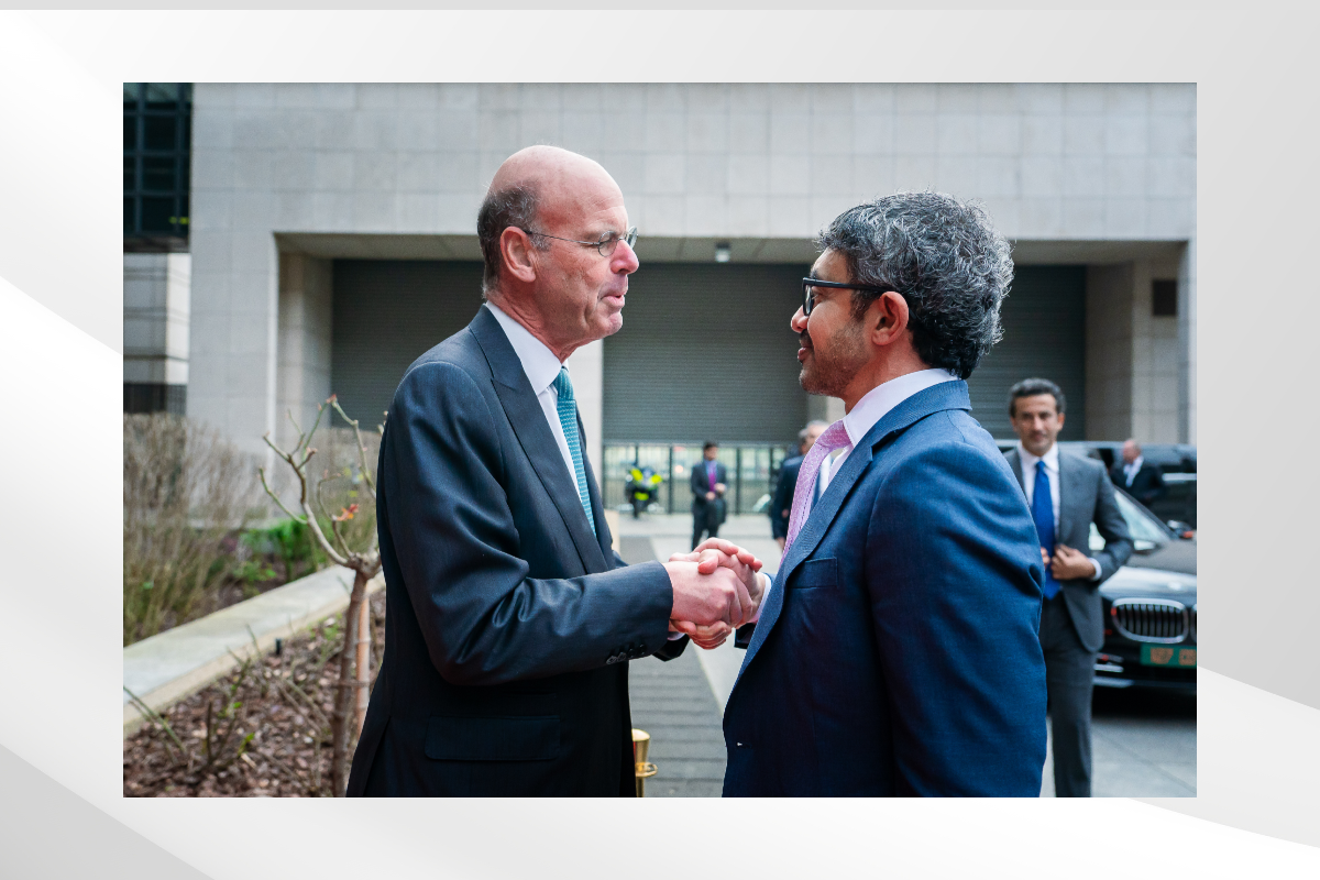 H.H. Sheikh Abdullah Bin Zayed Al Nahyan, Deputy Prime Minister and Minister of Foreign Affairs, met today in Paris with Éric Lombard, Minister of the Economy, Finance and Industry of France.