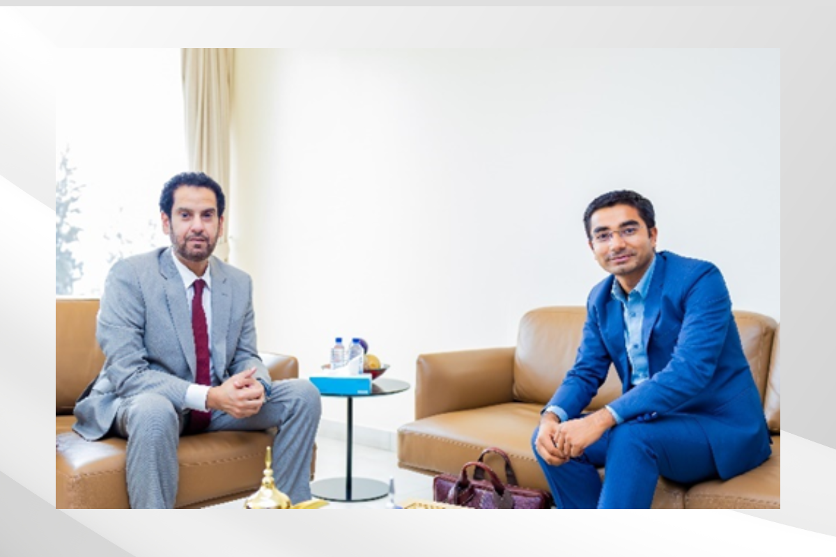 H.E. Hazza Al Qahtani, UAE Ambassador to Rwanda, met with Mr. Shushant Mallik, Managing Director of DP World Kigali. The discussions focused on the status of logistical operations of DP World in Rwanda.