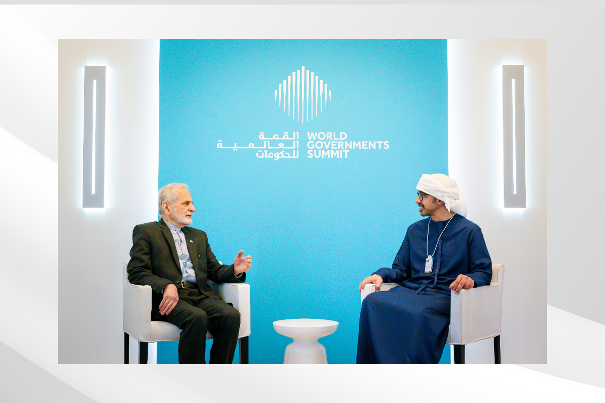 H.H. Sheikh Abdullah Bin Zayed Al Nahyan, Deputy Prime Minister and Minister of Foreign Affairs met with Dr. Kamal Kharazi, President of Iran's Strategic Council on Foreign Relations, on the sidelines of the World Governments Summit in Dubai.