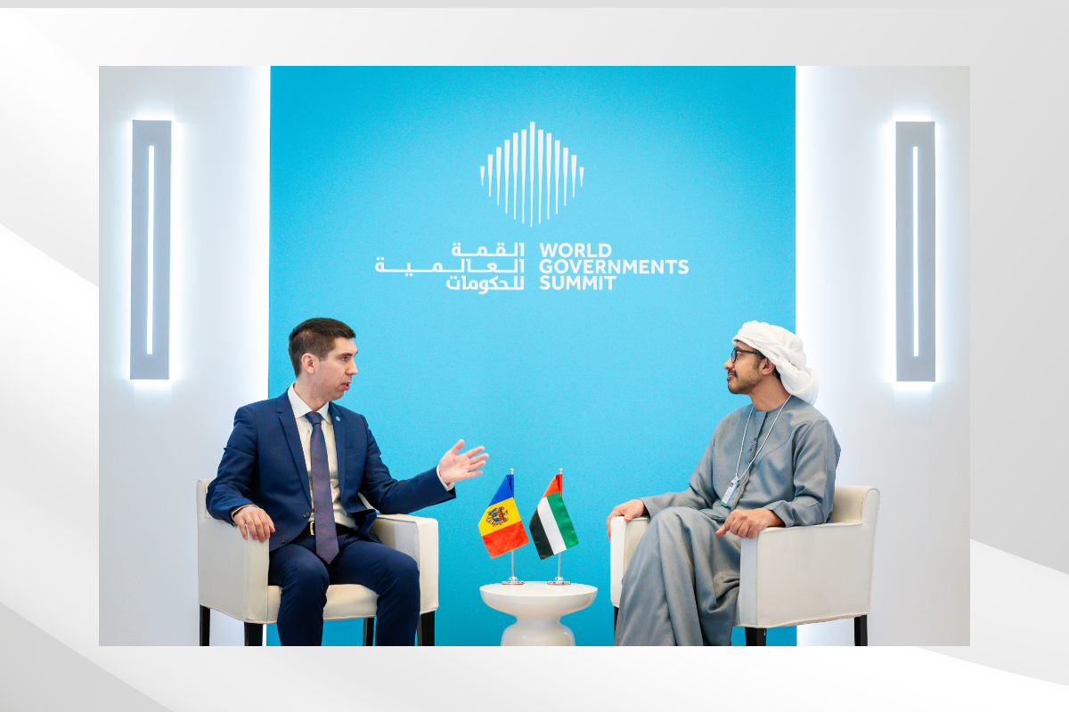 H.H. Sheikh Abdullah Bin Zayed Al Nahyan, Deputy Prime Minister and Minister of Foreign Affairs, today received Mihai Popșoi, Deputy Prime Minister and Minister of Foreign Affairs of the Republic of Moldova, on the sidelines of the World Government Summit in Dubai.