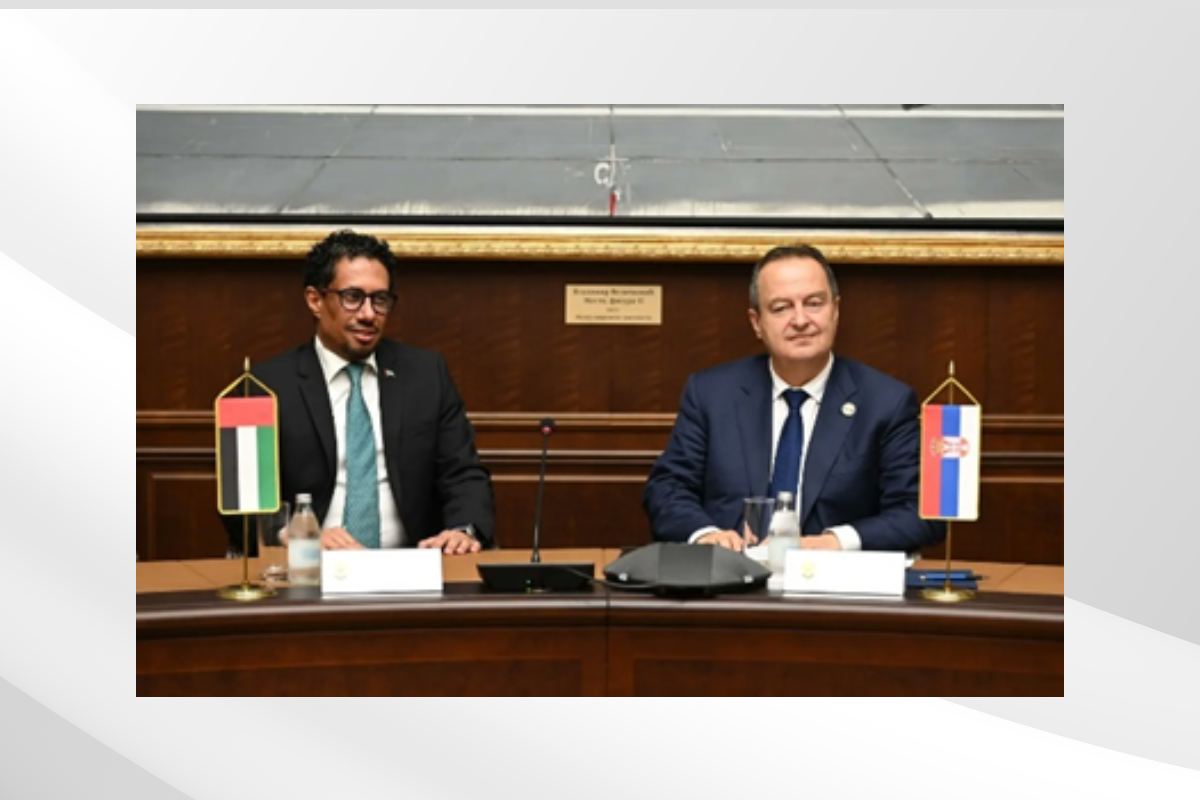 The UAE Ambassador to Belgrade, H.E. Ahmed Hatem Almenhali, met with the Minister of Interior and Deputy Prime Minister of the Republic of Serbia, H.E. Ivica Dacic. During the meeting, they discussed bilateral relations between the two countries and the importance of strengthening cooperation in all areas of common interest.