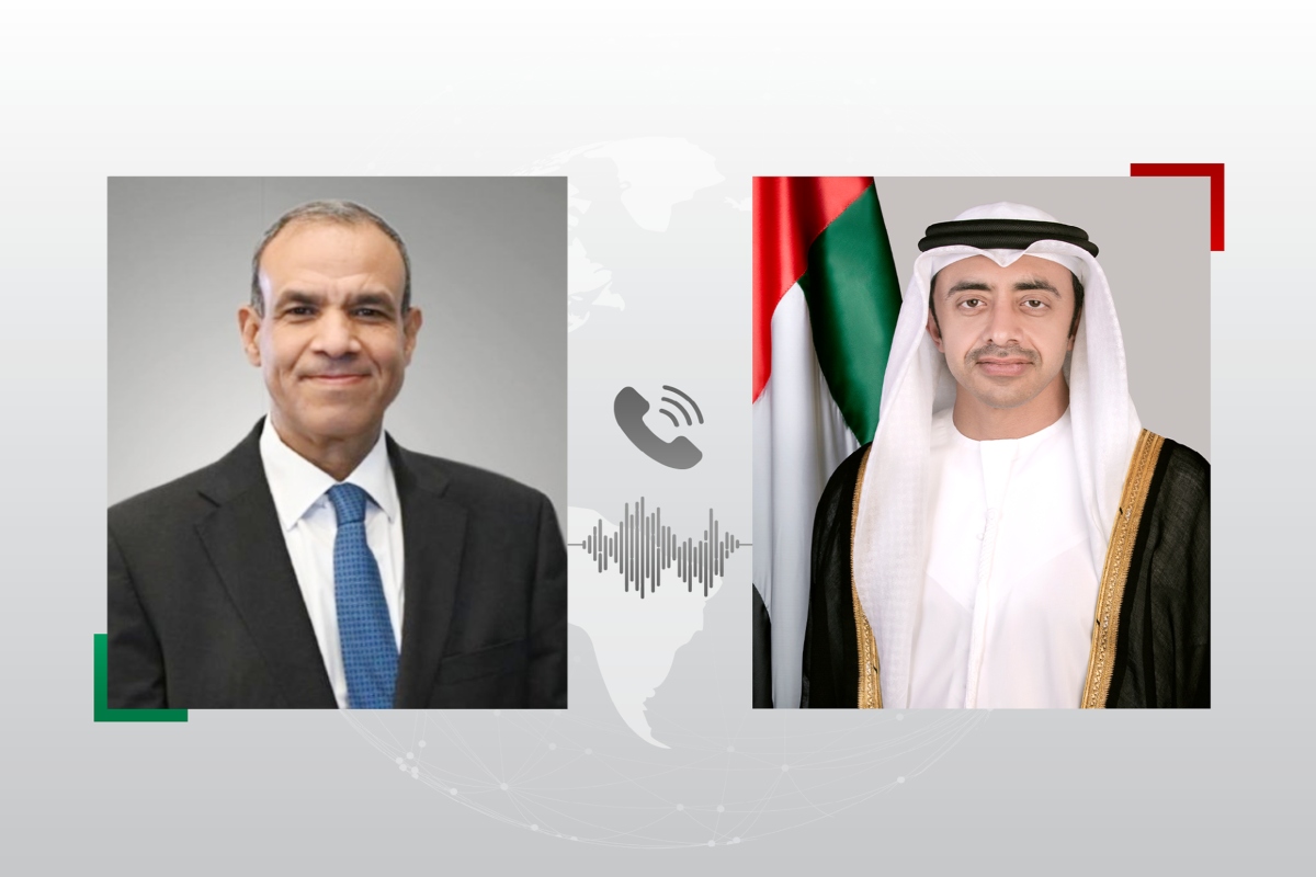 H.H. Sheikh Abdullah bin Zayed Al Nahyan, Deputy Prime Minister and Minister of Foreign Affairs, discussed developments in the region and ways to strengthen efforts aimed at consolidating regional security and stability during a phone call with Dr. Badr Abdelatty, Minister of Foreign Affairs, Emigration and Egyptian Expatriates of the sisterly Arab Republic of Egypt.