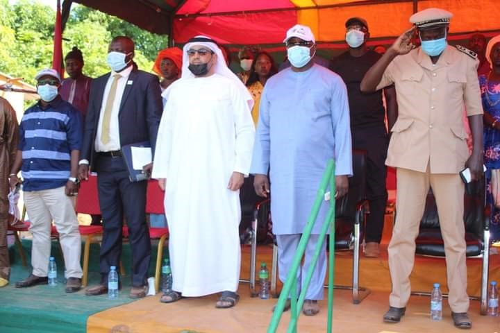 Excellency the Ambassador/ Sultan Ali Al-Harbi had supervised an artesian well official ceremony in southern Senegal, financed by The UAE Red