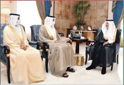 صاحب السمو الملكي الأمير خالد الفيصل مستشار خادم الحرمين الشريفين أمير منطقة مكة المكرمة، استقبل سعادة الشيخ نهيان بن سيف آل نهيان.