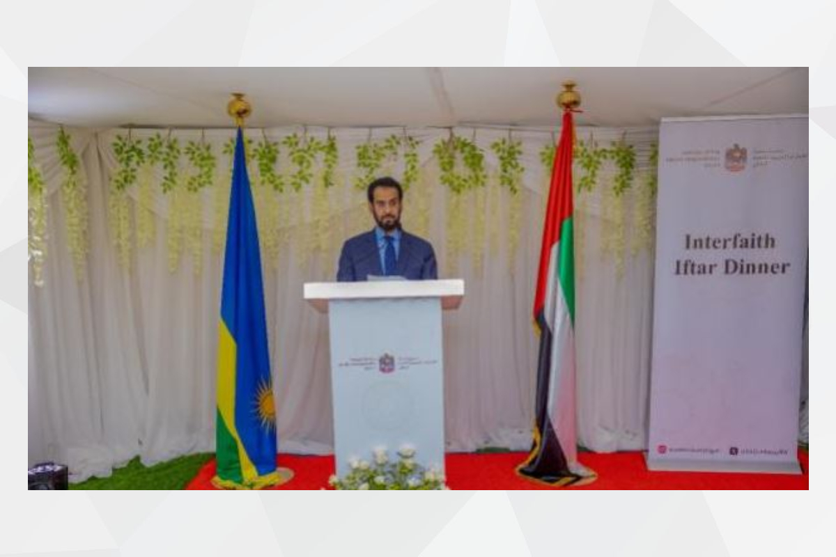 أقامت سفارة دولة الإمارات في كيغالي مأدبة إفطار بمناسبة شهر رمضان المبارك، حضرها عدد من القيادات من مختلف الطوائف الدينية وكبار المسؤولين وسفراء الدول المعتمدين لدى جمهورية رواندا.

