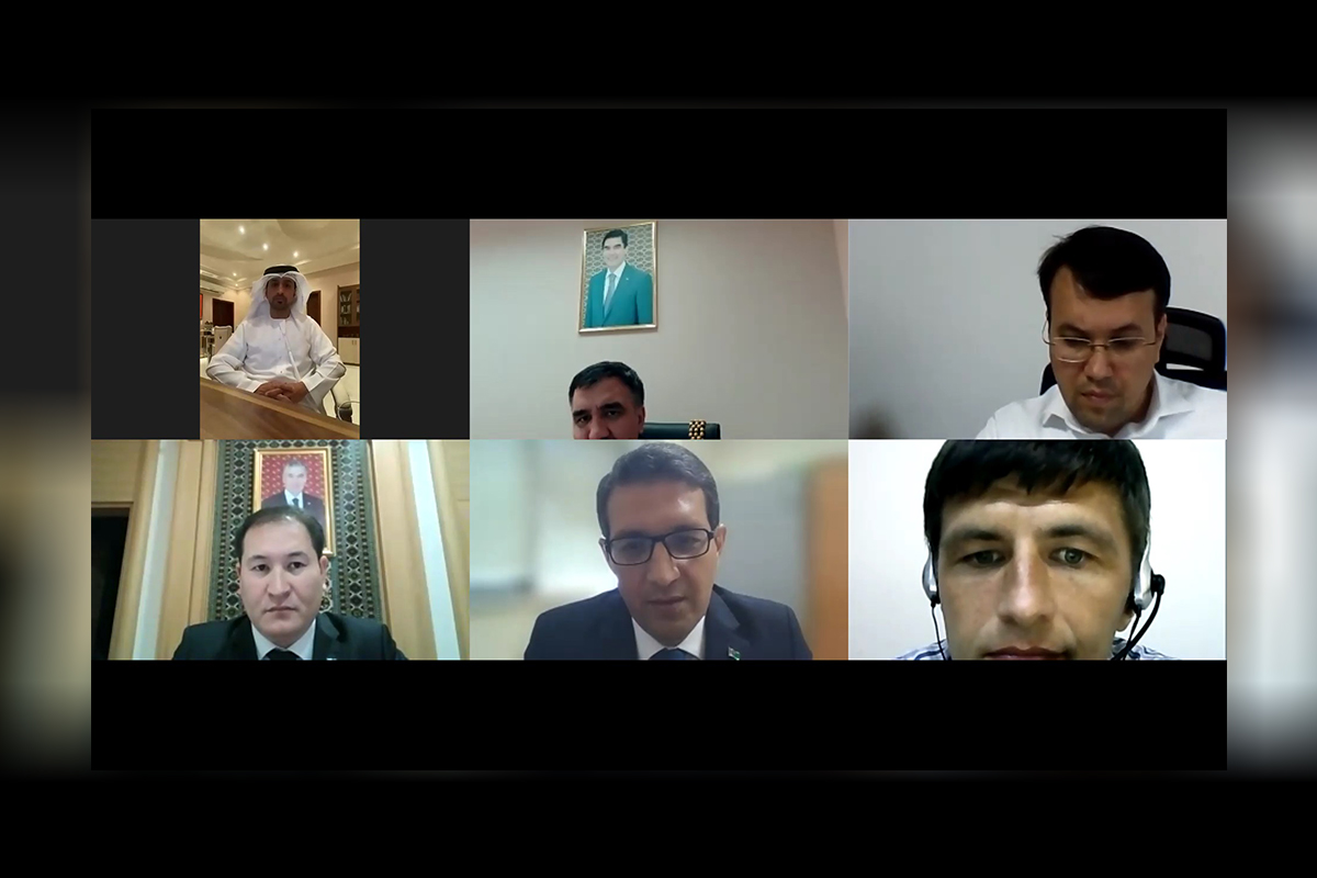 عقدت سفارة دولة الإمارات لدى عشق آباد جلسة حوارية افتراضية بعنوان: 