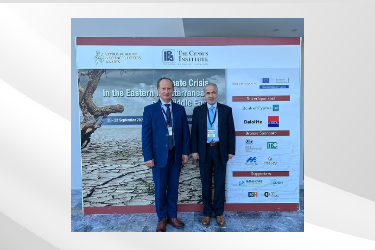 His Excellency Mohammed Saif Al Shehhi, UAE Ambassador to the Republic of Cyprus, attended the international conference on 