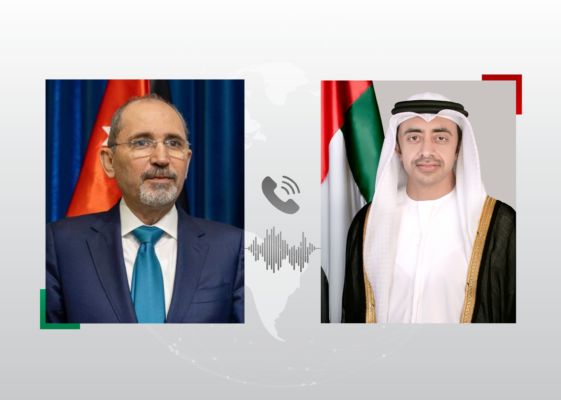 Abdullah bin Zayed, Jordanian counterpart discuss regional developments by phone