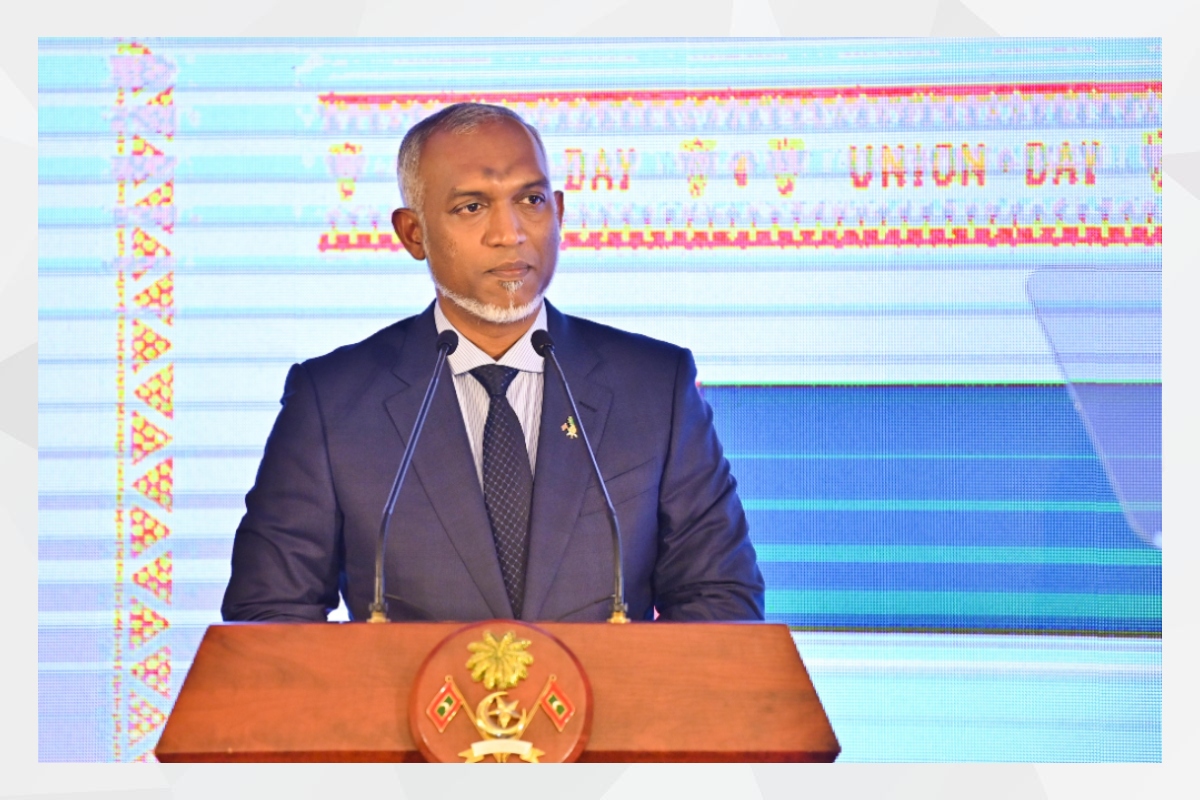 Your Excellency, Sheikh Rahma bin Abdulrahman bin Rahma Al Shamsi, Ambassador of the United Arab Emirates to the Republic of Maldives, His Excellency, Mohamed Aslam, Speaker of the Peoples Majlis, The Diplomatic corps, Members of my Cabinet.
