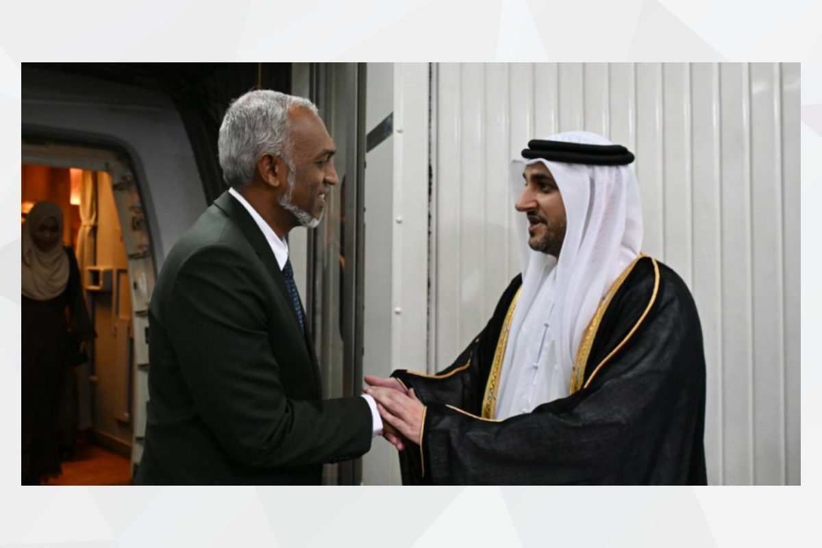 H.E. President Dr Mohamed Muizzu has arrived in Dubai, United Arab Emirates (UAE) on Thursday to attend the Twenty-Eighth Session of the Conference of the Parties to the United Nations Framework Convention on Climate Change (COP28). A high-level delegation of senior officials is accompanying the President on the visit.

