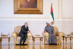 استقبل صاحب السمو الشيخ محمد بن زايد آل نهيان 