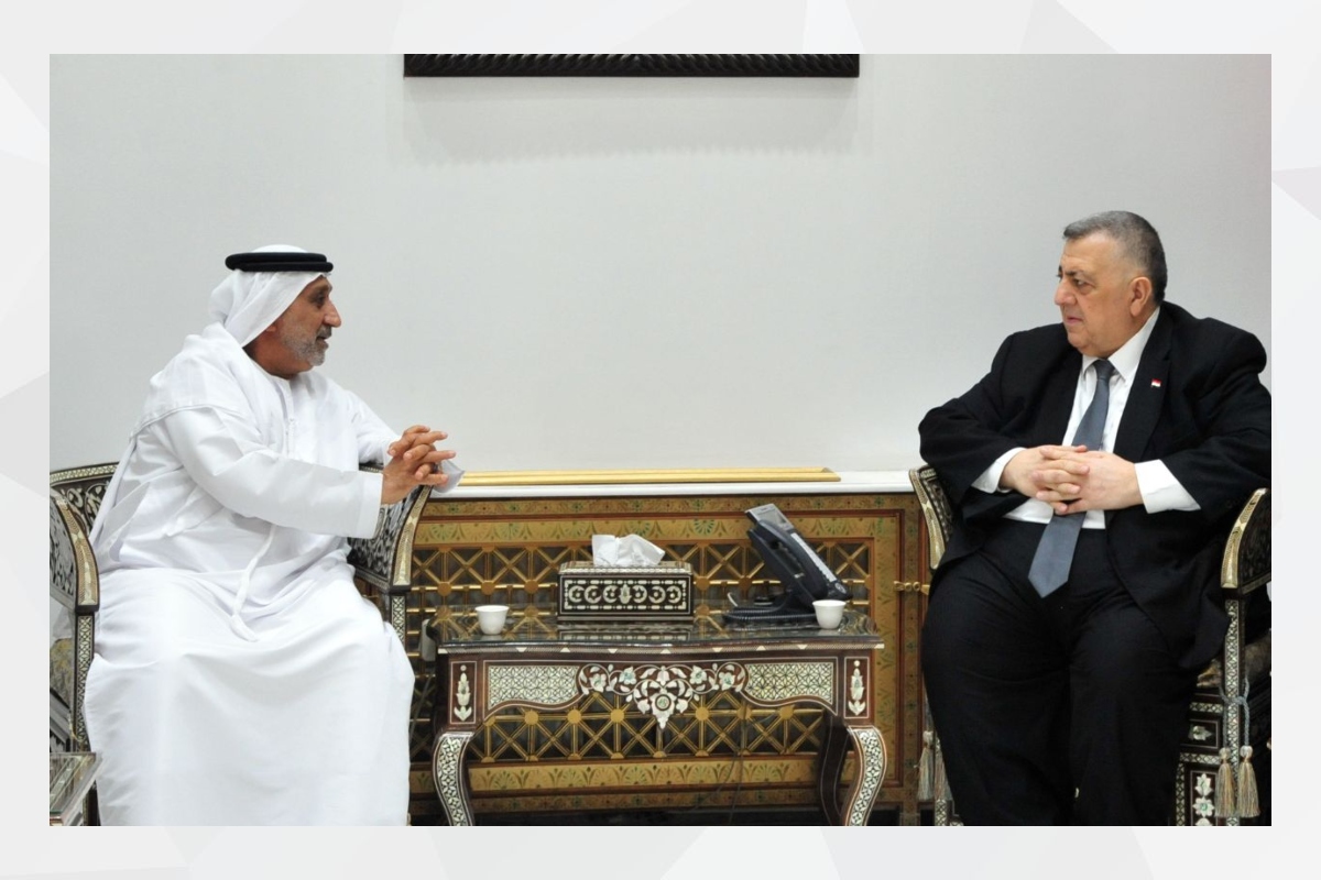 His Excellency Hassan Ahmed Al Shehhi, UAE Ambassador to the Syrian Arab Republic, met with His Excellency Hammouda Sabbagh, Speaker of the People’s Assembly of Syria, and delivered a message from His Excellency Saqr Ghobash, Speaker of the Federal National Council (FNC).
