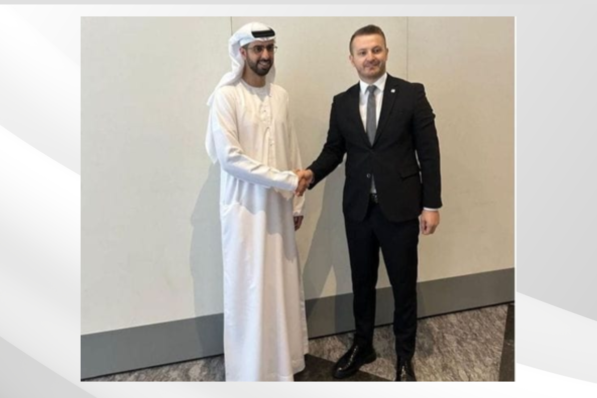 التقى معالي عمر سلطان العلماء، وزير الدولة للذكاء الاصطناعي والاقتصاد الرقمي وتطبيقات العمل عن بعد مع معالي ماراش دوكاج، وزير الإدارة العامة في مونتينيغرو على هامش معرض جيتكس العالمي 2024 دبي.