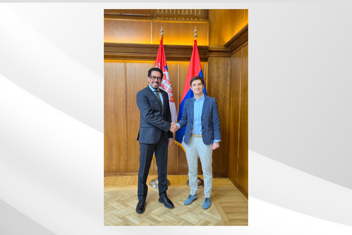H.E. Ahmed Hatem Almenhali, Ambassador of the United Arab Emirates to the Republic of Serbia, met with H.E. Ana Brnabić, President of the National Assembly of the Republic of Serbia.