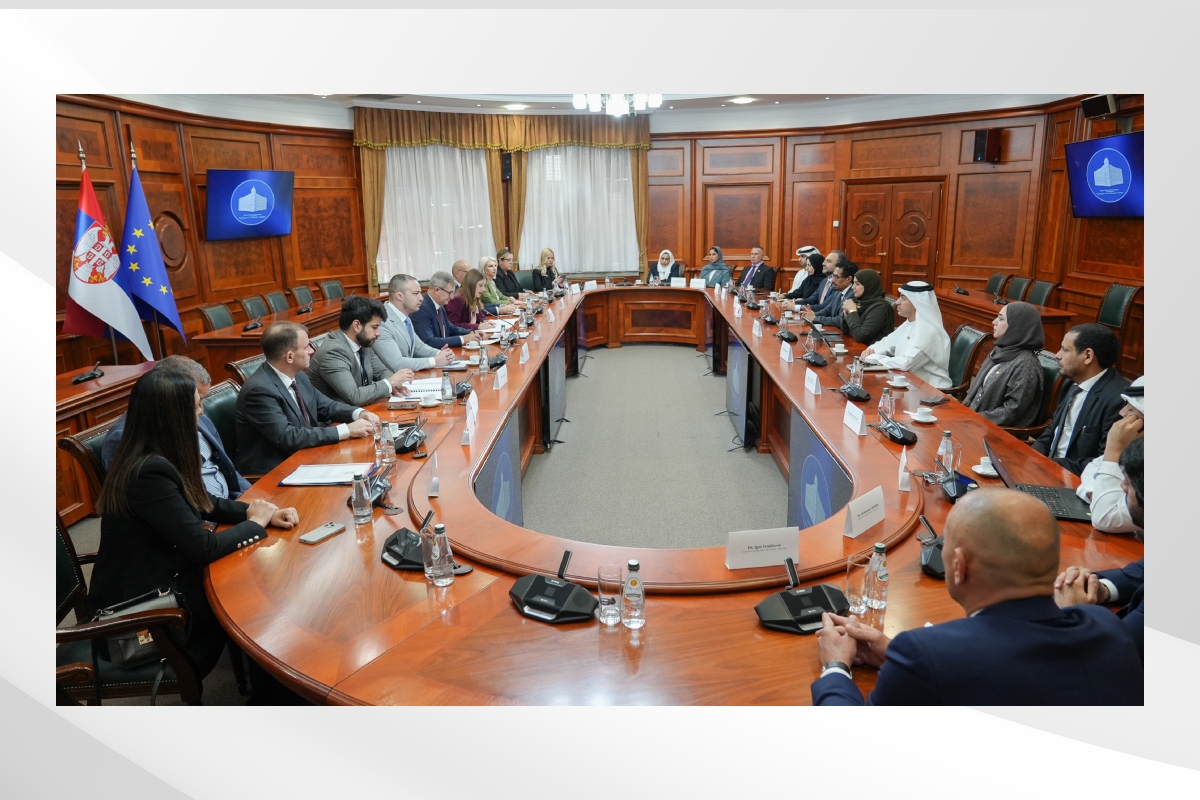H.E. Dr. Amna bint Abdullah Al Dahak, UAE Minister of Climate Change and Environment, led an agricultural delegation to Serbia where met with H.E. Dragan Glamocic, Serbia’s Minister of Agriculture, Forestry and Water Management, in the presence of H.E. Ahmed Hatem Al Menhali, UAE Ambassador to Serbia.