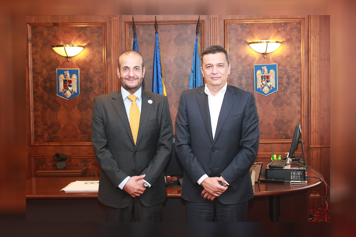 Excelența Sa Sultan Mohamed Majed Al Ali – ambassadorul Emiratelor Arabe Unite în România a avut o întrevedere cu Excelența Sa Domnul Sorin Grindeanu – Vice-premier și ministru al Transportului și Infrastructurii din România.
