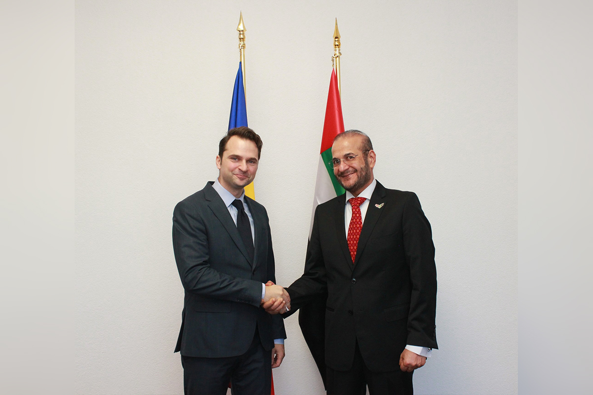 La 16 septembrie, 2022, Excelența Sa Sultan Mohamed Majed Al Ali – ambassadorul Emiratelor Arabe Unite în România a avut o întrevedere cu Excelența Sa  Domnul Sebastian Burduja – Ministrul român al Cercetării, Inovării și Digitalizării.