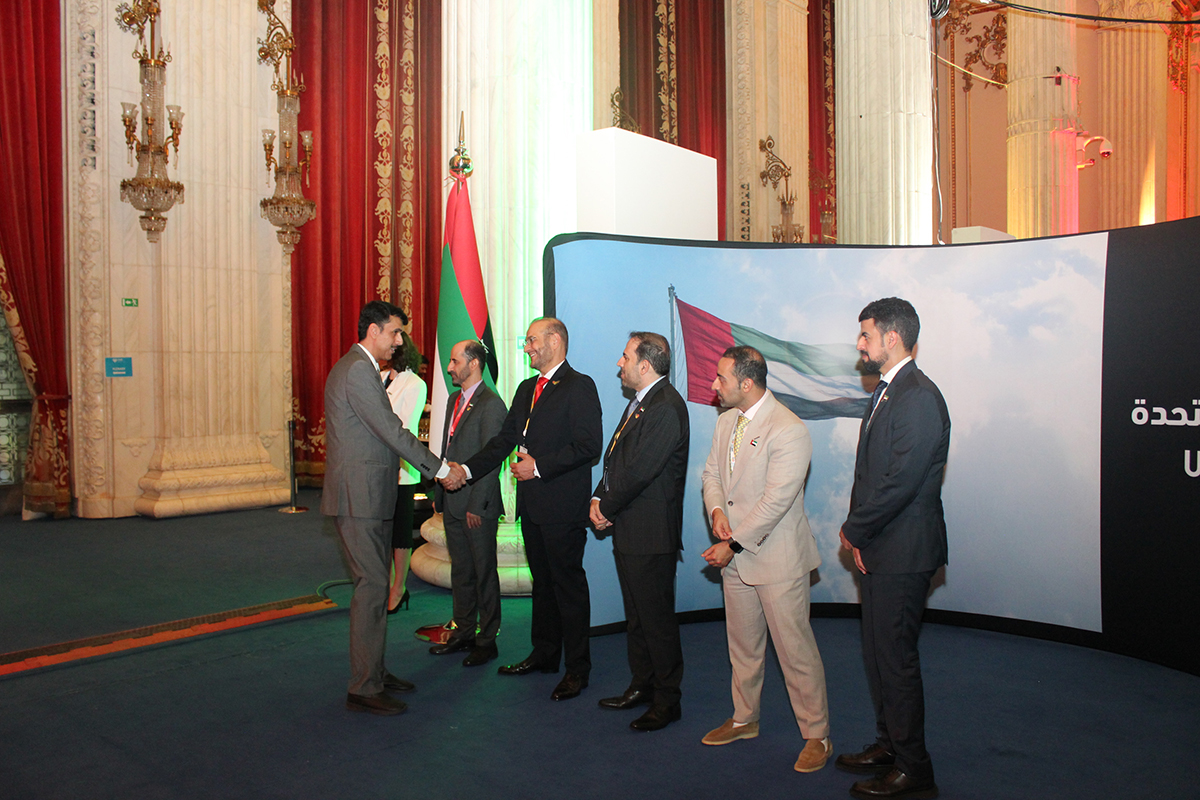La 30 septembrie, 2022, Excelența Sa/ Sultan Mohamed Majed Al Ali – Ambasadorul Emiratelor Arabe Unite în România a participat recepția delegației emirateze conduse de E.S.