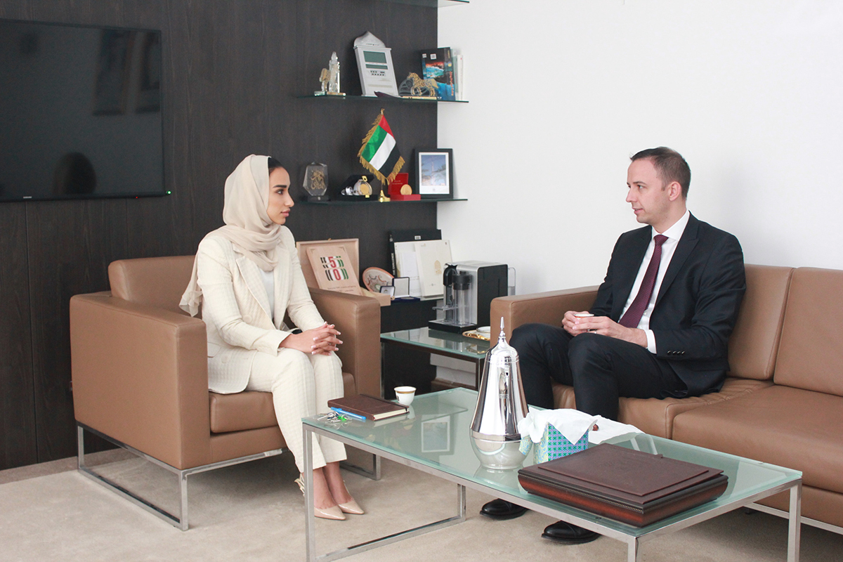 La 11 octombrie, 2022, Ing./ Mahrah Ali Al-Shaya - Șeful adjunct al misiunii din cadrul Ambasadei Emiratelor Arabe Unite în România, a avut o întrevedere cu Domnul Paul Gheorghiu - CEO al Consiliului de Investiții Golf-România (GRIC).