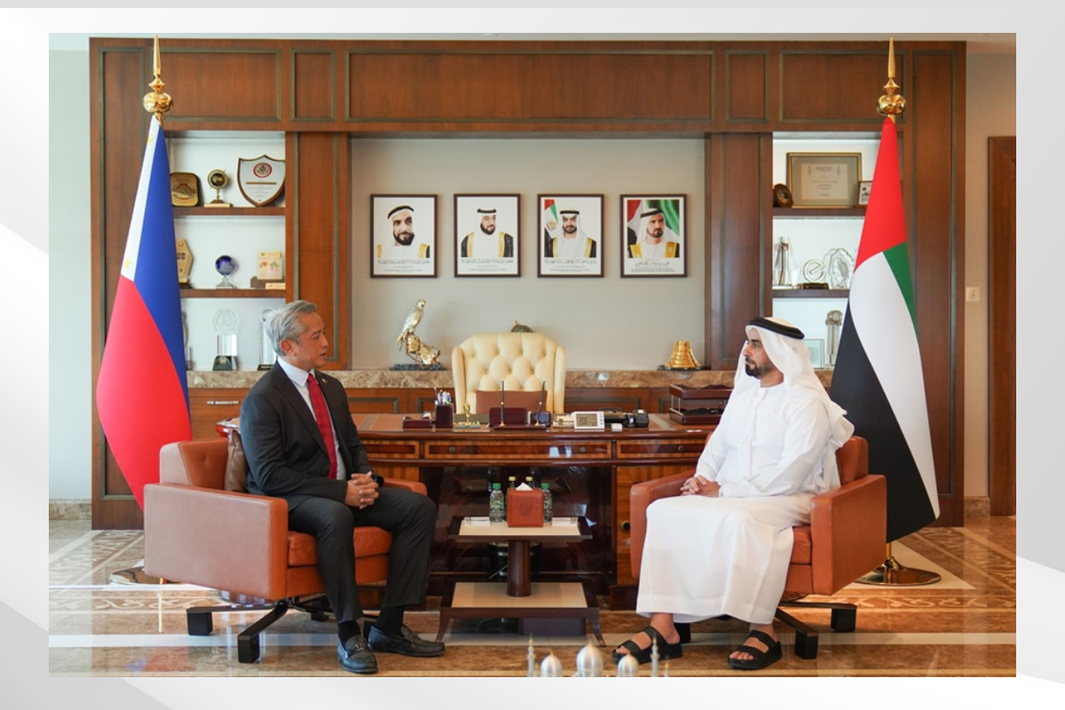 H.H. Lt. General Sheikh Saif bin Zayed Al Nahyan, Deputy Prime Minister and Minister of the Interior, met in Abu Dhabi with Juanito Victor Remulla, Secretary of the Interior and Local Government of the Republic of the Philippines.