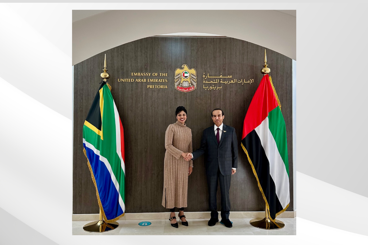 التقى سعادة السفير محش الهاملي بالسيدة طاهرة سيد، مديرة الشؤون المالية والإدارية في دائرة الخزانة الإقليمية – مقاطعة الشمال الغربي، لبحث فرص التعاون في مجال تمكين المرأة.
