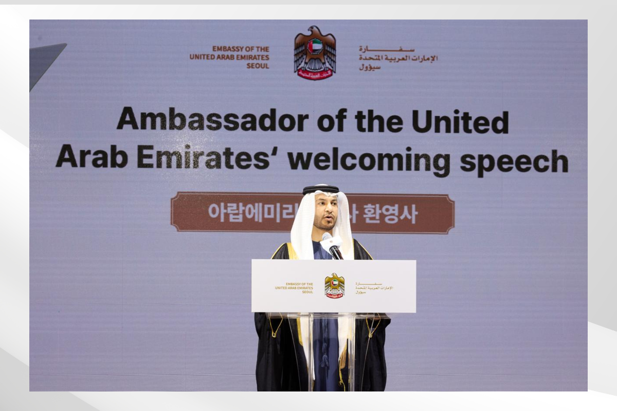 The UAE Embassy in Seoul celebrated the 52nd Union Day. His Excellency Park Sang-woo- Minister of Lands, Infrastructure Environment and Transport of the Republic of Korea participated in the celebration. The celebration was also attended by a large gathering of ambassadors, representatives of diplomatic missions, military attachés, military attachés, and citizens of the country present in Seoul.