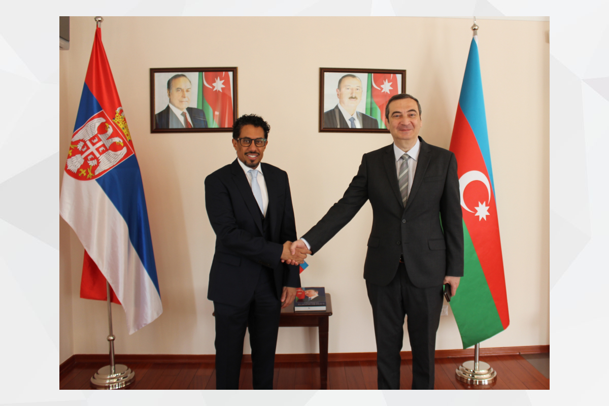 As part of efforts to strengthen diplomatic relations, H.E. Ahmed Hatem Almenhali, Ambassador of the United Arab Emirates to the Republic of Serbia, paid a courtesy visit to H.E. Kamil Kasijev, Ambassador of the Republic of Azerbaijan in Belgrade.

