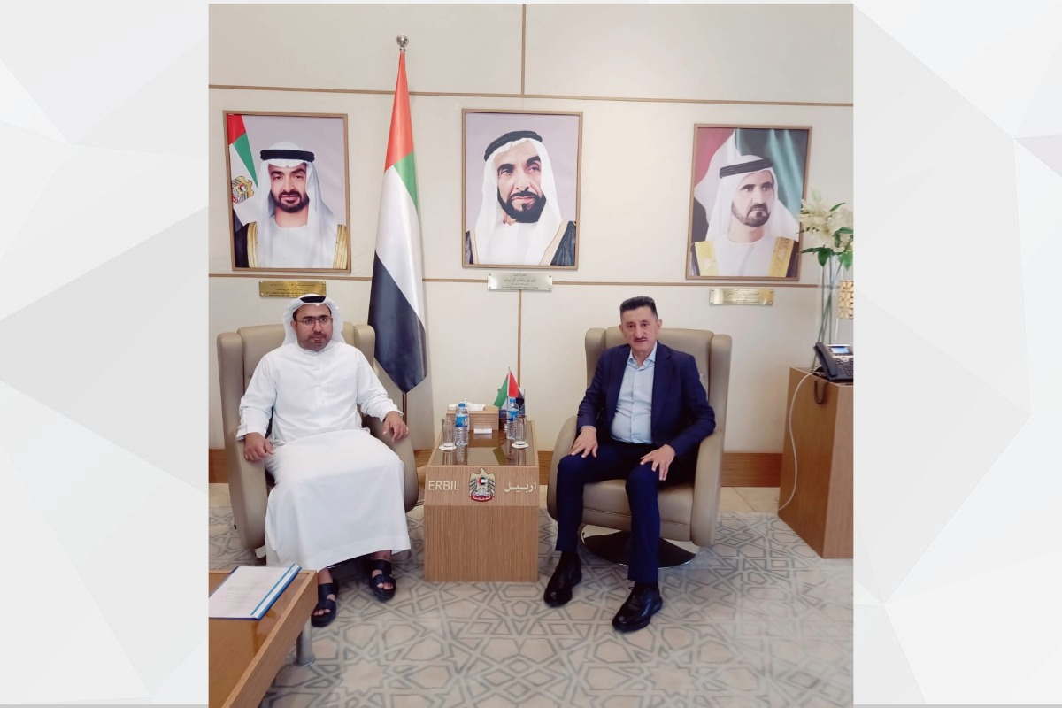 His Excellency Ahmed Al Dhaheri, Consul General of the UAE in the Kurdistan Region of Iraq, met with Mr. Noori Sinjari, a businessman and investor,