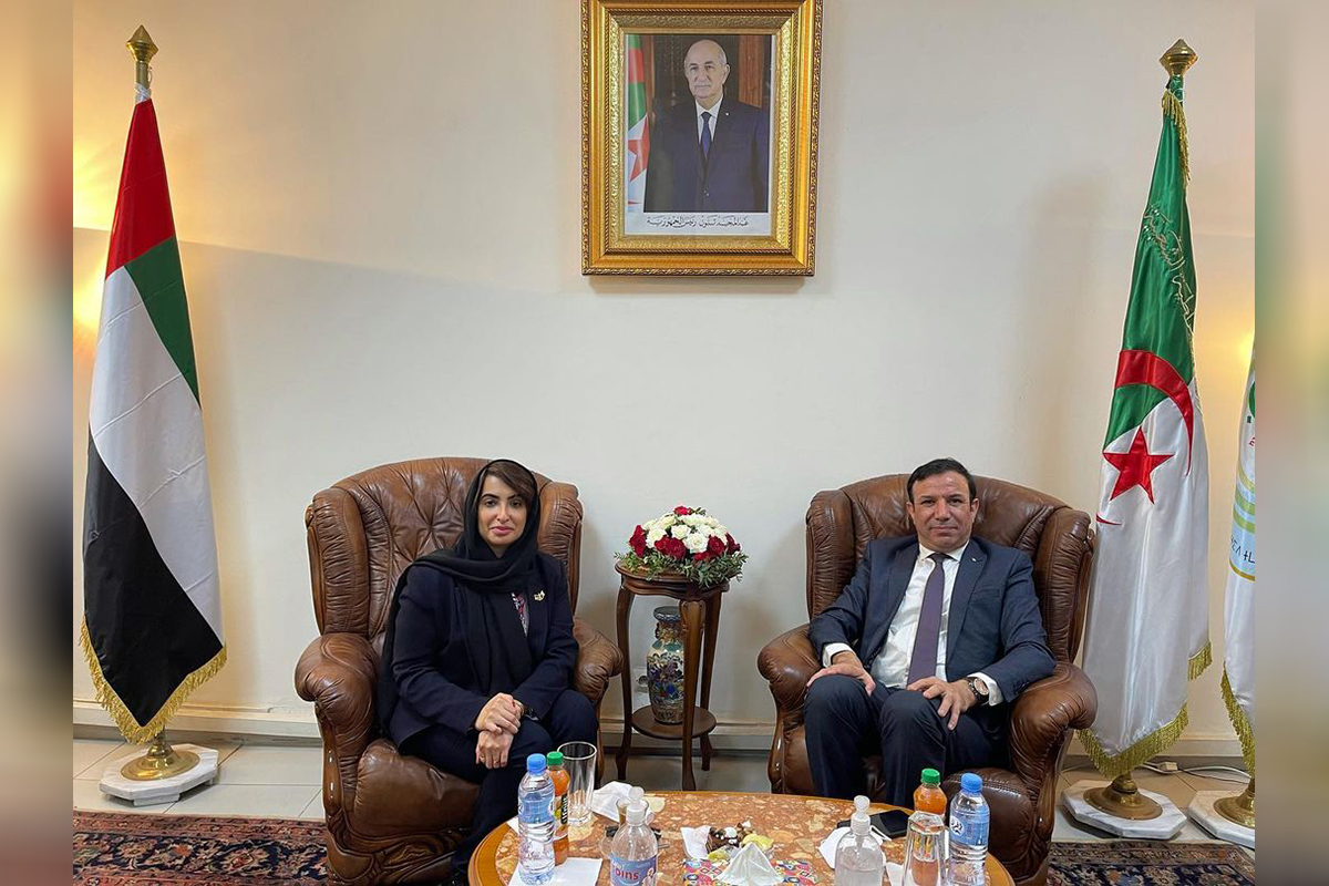 زارت القائم بالإعمال بالانابة موزة الحوسني ، بمقر المجلس ، السيد رضا تير - رئيس المجلس الوطنى الاقتصادي والاجتماعي والبيئي الجزائري ، حيث تم استعراض العديد من المواضيع ذات الاهتمام المشترك.