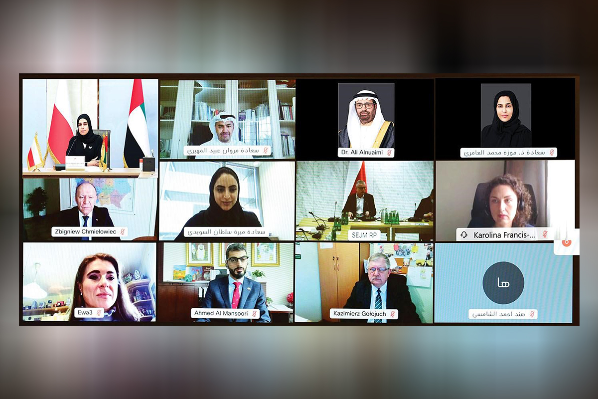Emirati-Polish Parliamentary Friendship Committee holds first virtual meeting