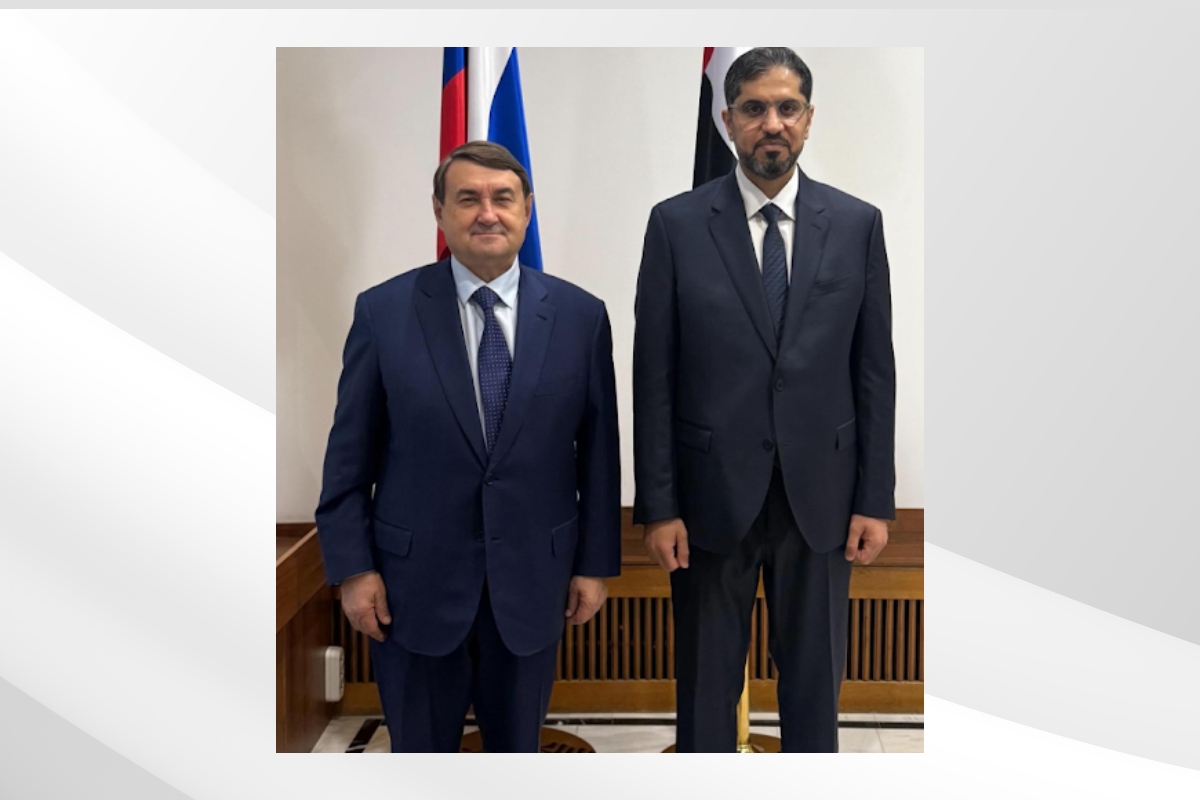 His Excellency Dr. Mohammed Ahmed Al Jaber, Ambassador of the United Arab Emirates to the Russian Federation, received at the Embassy His Excellency Igor Levitin, Adviser to the President of the Russian Federation and Special Representative of the President for International Cooperation in the Field of Transport.