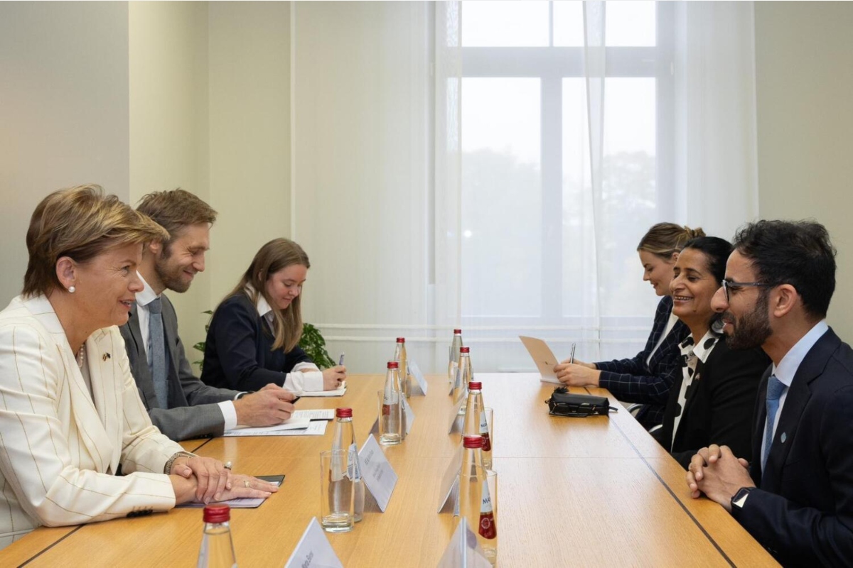 Her Excellency Noora Juma took part in the opening of Techritory 2025 in Riga, alongside the participation of the Director General of the World Government Summit. During the visit, the UAE delegation met with the Latvian foreign minister Baiba Braže, advisors to the Latvian Prime Minister, Ints Dālderis and Ivars Liepnieks, as well as the forum’s director Neils Kalniņš, discussing opportunities to strengthen bilateral cooperation and advance collaboration in innovation and technology between the United Arab Emirates and Latvia.