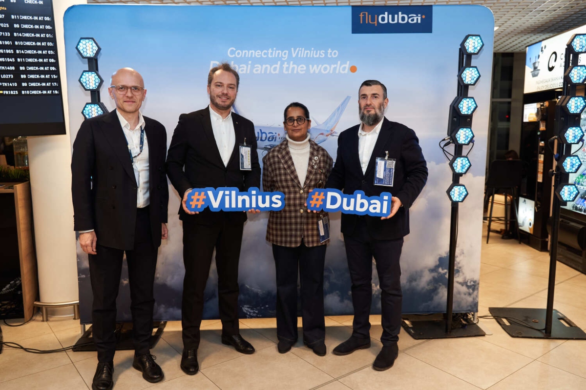 Her Excellency Noora Juma, Non-Resident Ambassador of the United Arab Emirates to Lithuania, welcomed the launch of a direct route by flydubai between Dubai and Vilnius. She noted that the new connection marks an important step in strengthening economic and tourism cooperation, opening new opportunities for partnership and advancing ties between the two countries.