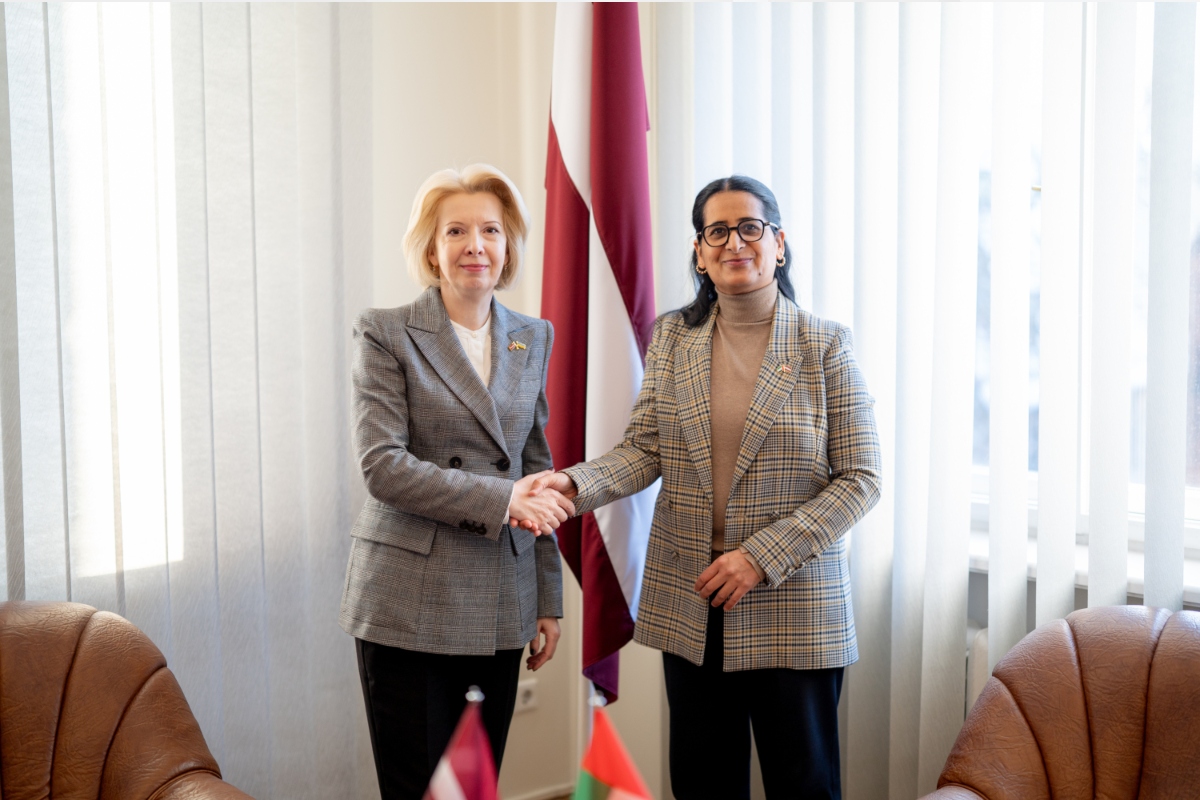 Her Excellency Noora Juma met with Ināra Mūrniece to discuss strengthening bilateral and parliamentary cooperation between the United Arab Emirates and Latvia.

