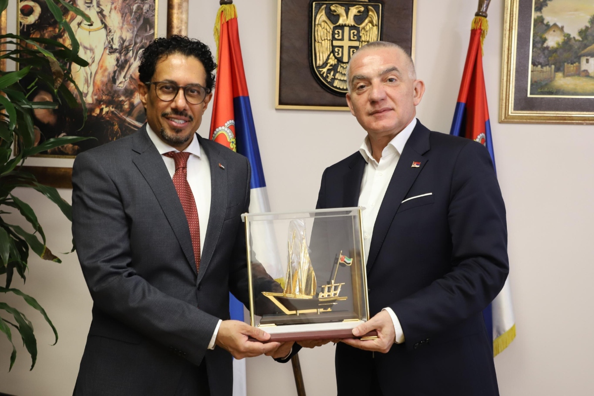 H.E. Ahmed Hatem Almenhali, Ambassador of the United Arab Emirates to the Republic of Serbia, met with H.E. Nenad Vujic, Minister of Justice of the Republic of Serbia.

