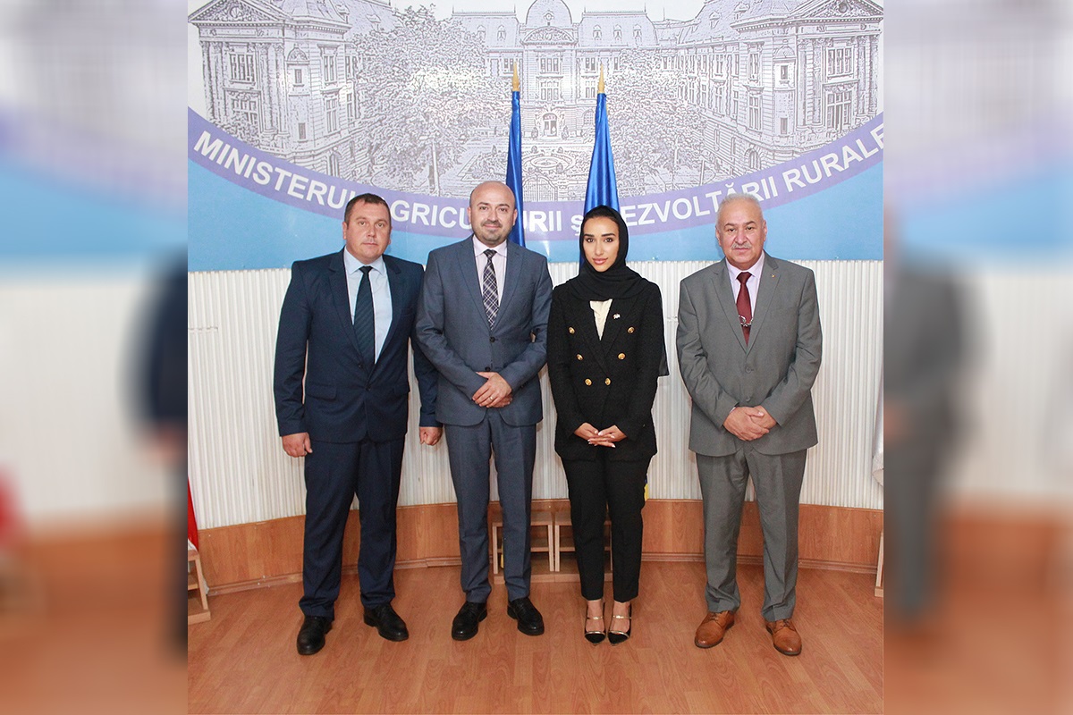 بتاريخ ٢٥ أغسطس٢٠٢٢، اجتمعت م. مهره علي الشايع - نائب رئيس البعثة بسفارة دولة الإمارات العربية المتحدة لدى رومانيا مع كل من معالي/ سورين مويسي، ومعالي/ إيوليان بوكور، و معالي/ إيون غامان، وزراء الدولة بوزارة الزراعة والتنمية الريفية الرومانية.