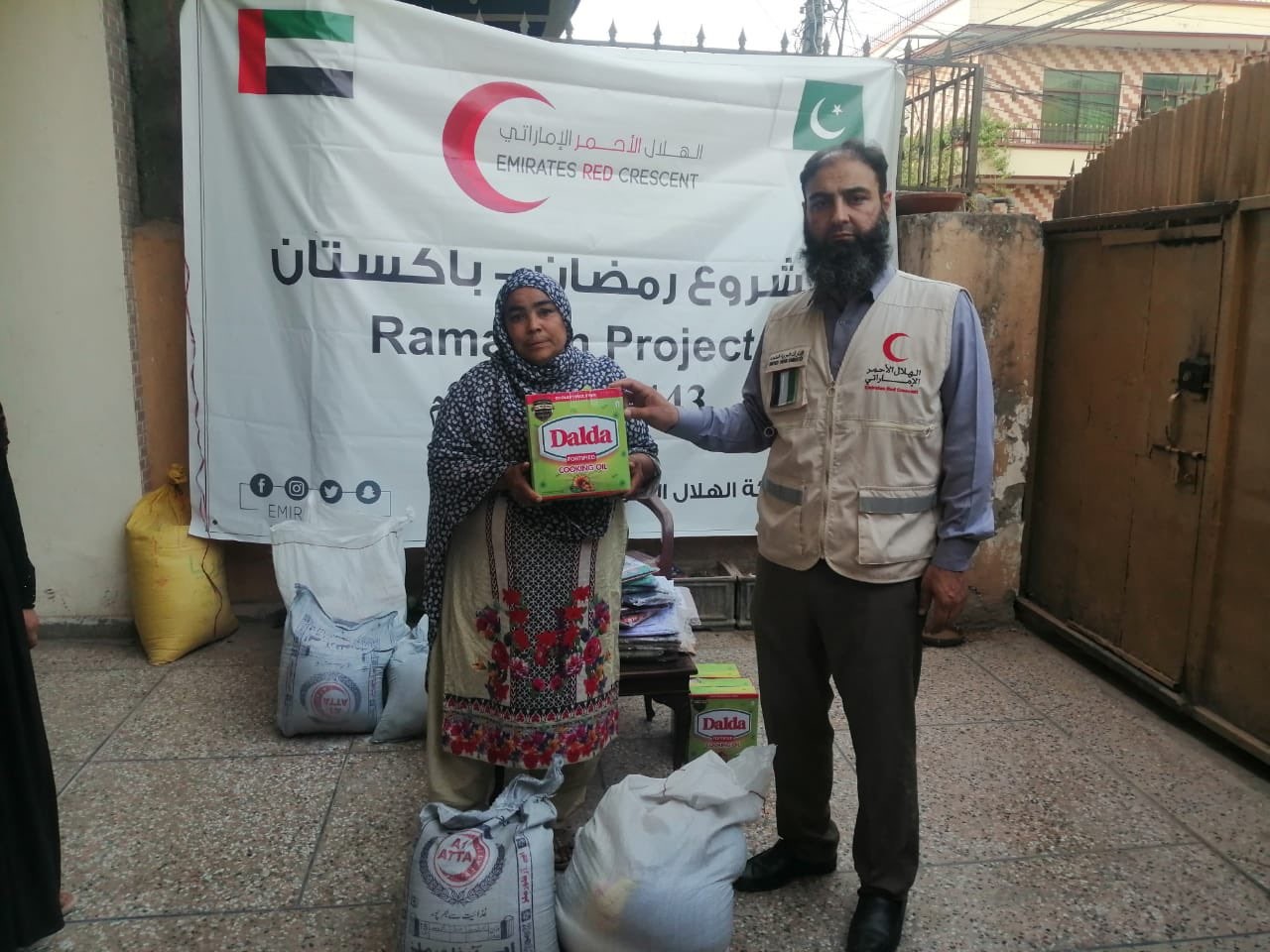 Ramadan food baskets were distributed to poor and needy families in various parts of Pakistan.