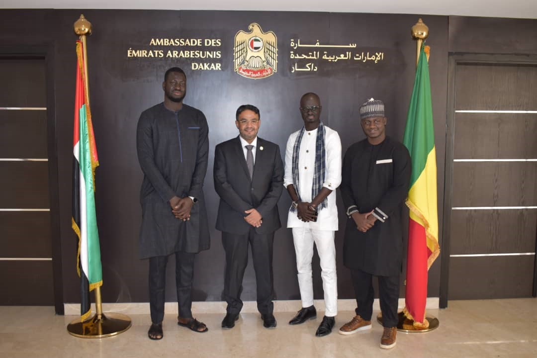 The Ambassador H.E. Sultan Ali AlHarb received Mr.” Bubu Design”