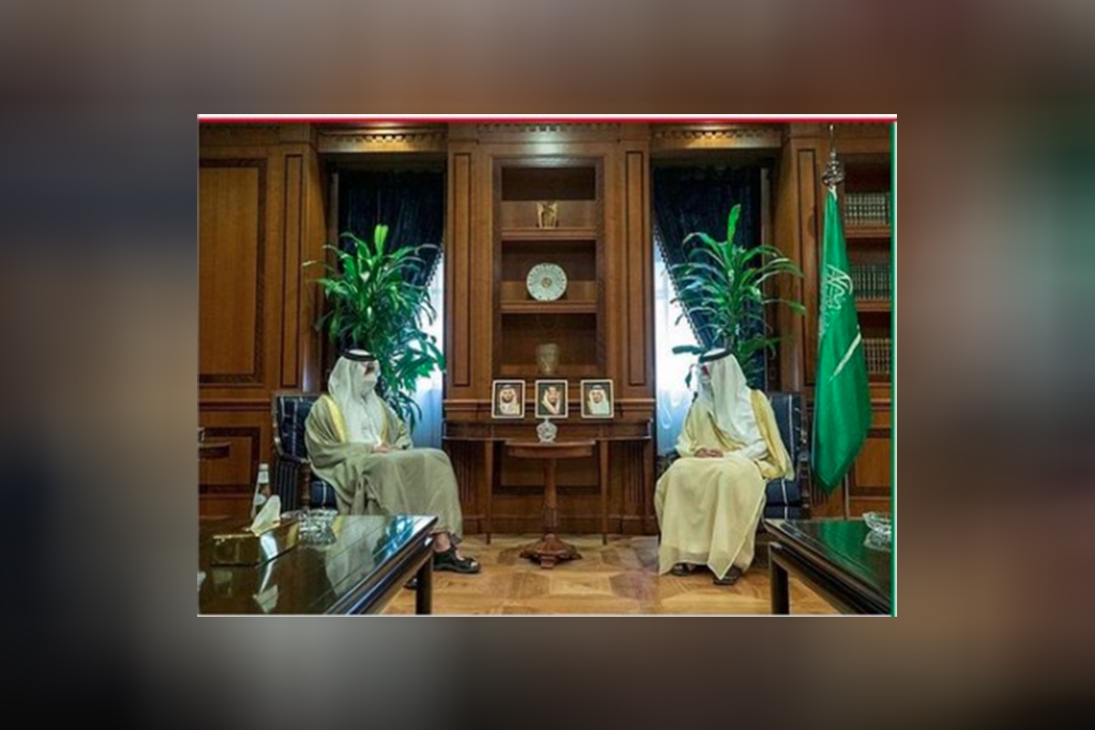 استقبل معالي وزير الدولة للشؤون الخارجية عضو مجلس الوزراء الاستاذ عادل بن أحمد الجبير سعادة الشيخ نهيان بن سيف آل نهيان.