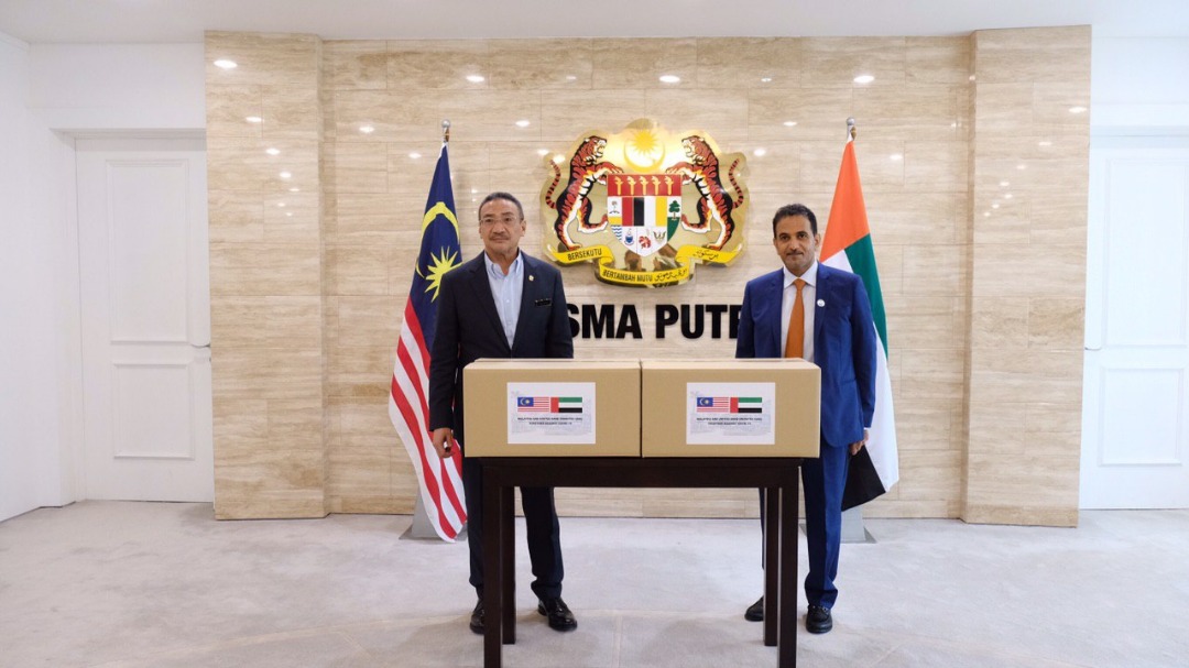 The UAE sent 1st batch of Medical Assistance to Malaysia in March 2020 in the form of medical equipment, including 20,000 antigen test kits for the Health Ministry. 