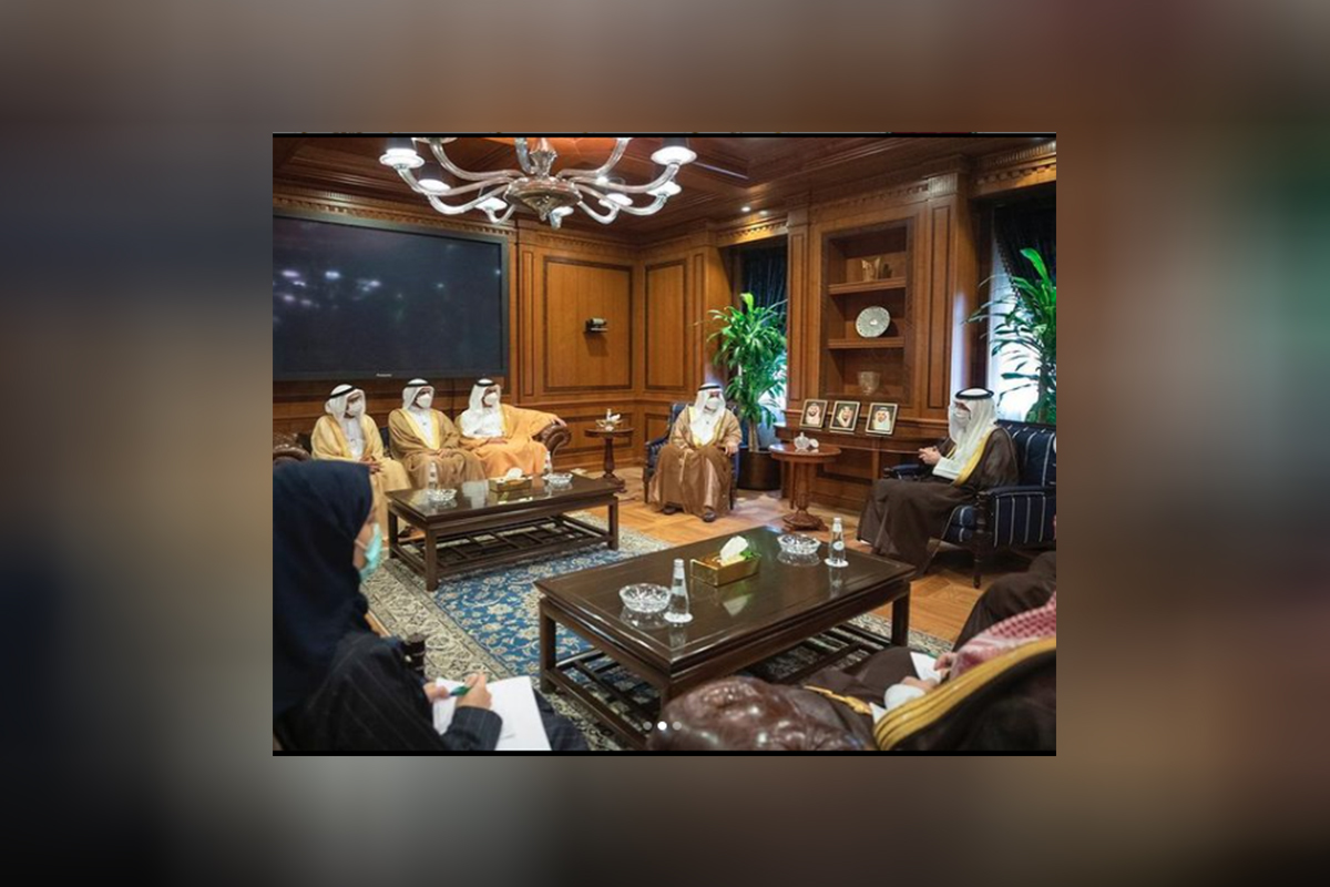 استقبل معالي عادل الجبير وزير الدولة للشؤون الخارجية، معالي صقر غباش رئيس المجلس الوطني الاتحادي والوفد المرافق، بحضور سعادة الشيخ نهيان بن سيف آل نهيان.