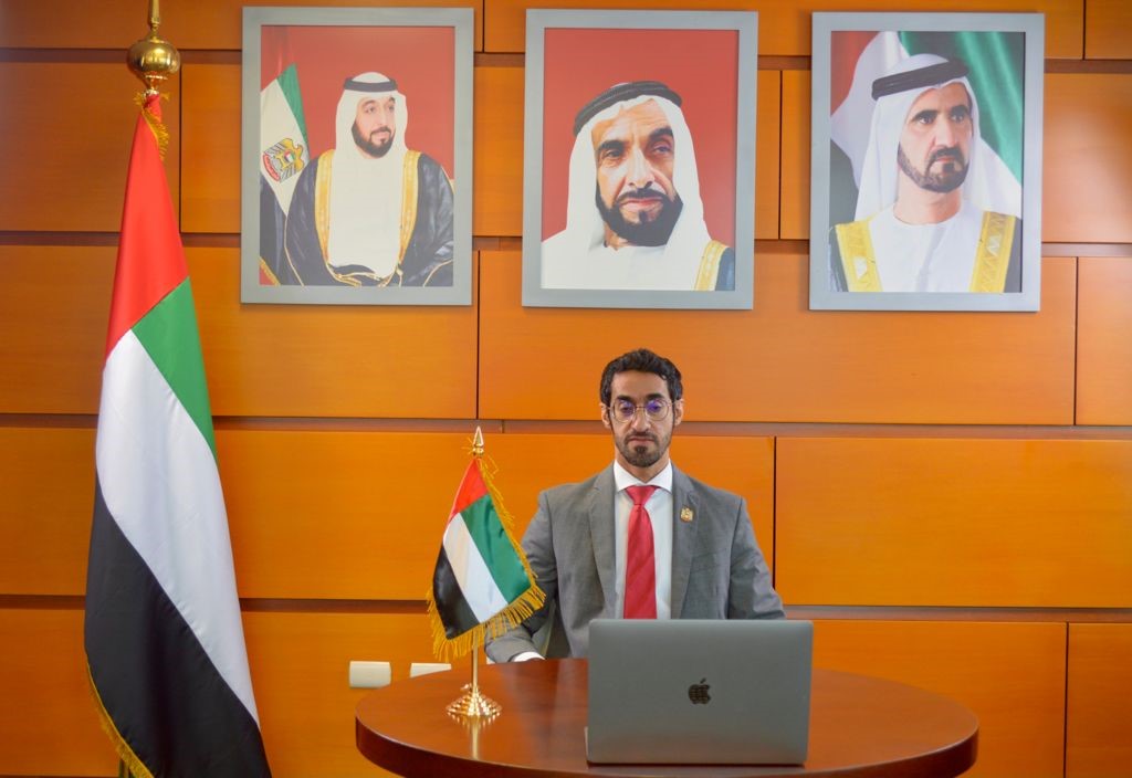 H.E. Ambassador Mohamed Alshamsi held a virtual meeting with Ms. Danitza Mariaca Vaca, from the Embassy of the Plurinational State of Bolivia in Lima.