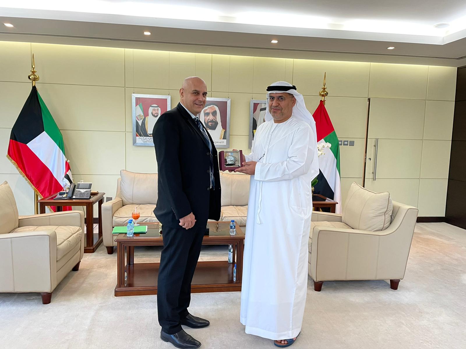 During the meeting, joint cooperation was discussed and the center's tasks were reviewed, especially building capabilities and training.