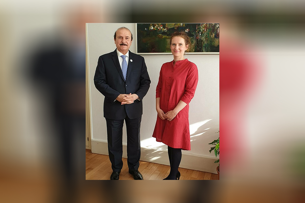 On October 12th 2019, H.E. Abdulla Mohamed Almaainah met with the Czech Deputy Minister of Government Affairs, Anita Grmelová at the Ministry of Foreign Affairs of the Czech Republic to discuss matters of common interest.