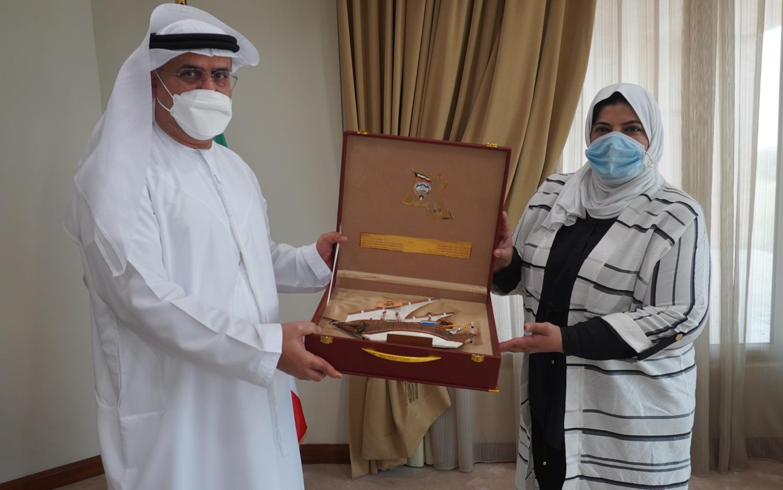 His Excellency Dr. Matar Hamed Al Neyadi, UAE Ambassador to the State of Kuwait visited the Kuwait Authority for Public-Private Partnership Projects (KAPP)