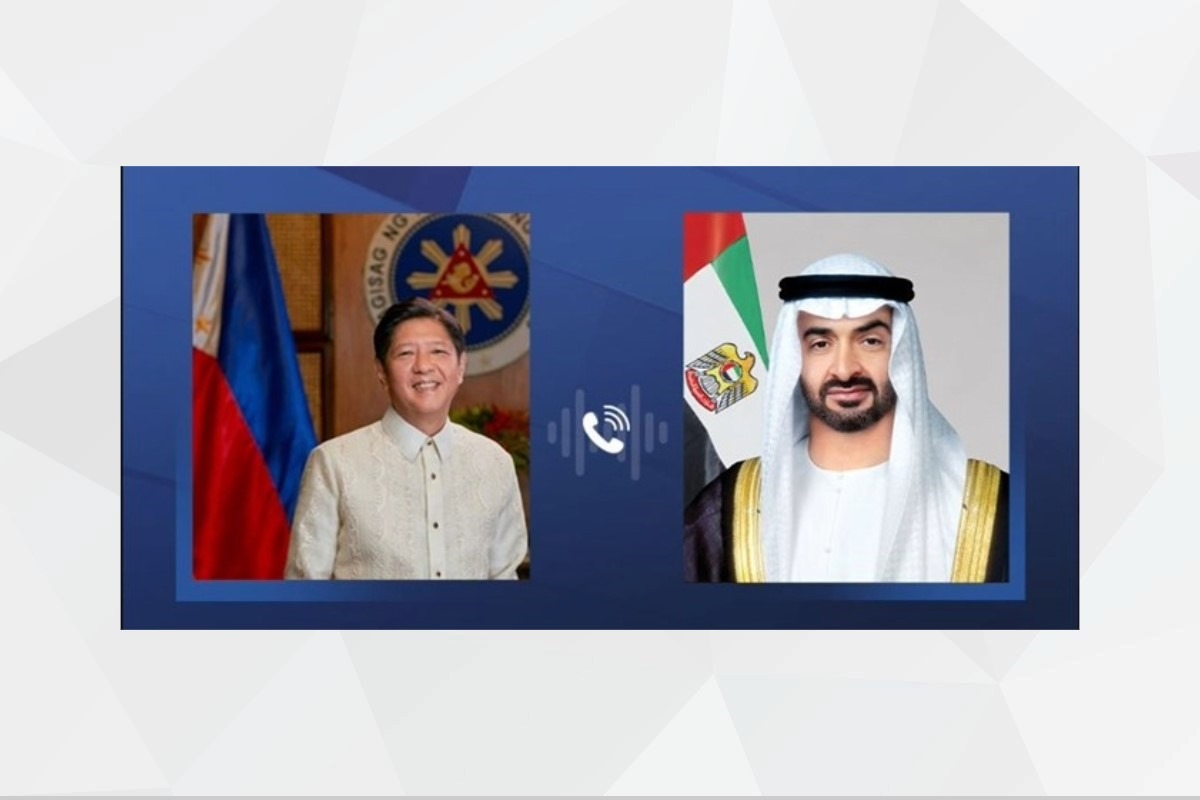 President His Highness Sheikh Mohamed bin Zayed Al Nahyan today received a phone call from President Ferdinand Marcos Jr of the Philippines.