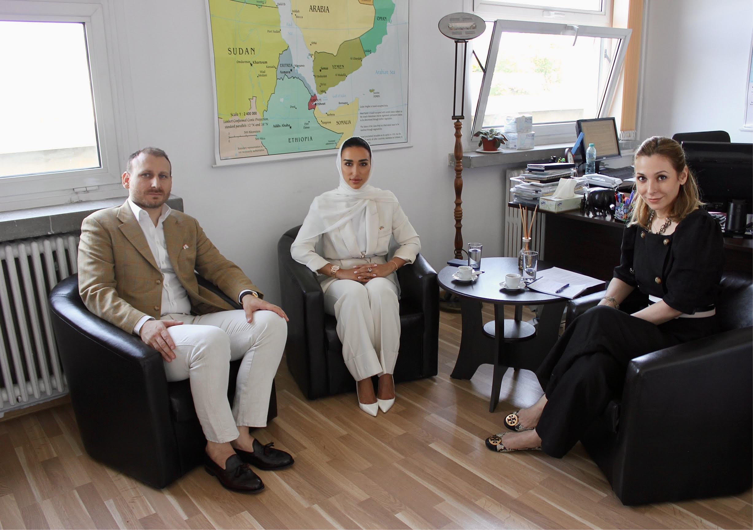 La 8 august, 2022, ingr. Mahrah Ali Al-Shaya / însărcinatul cu afaceri a.i. al Ambasadei Emiratelor Arabe Unite în România, la București, a avut o întrevedere cu Excelența Sa Doamna Cristina Jacotă