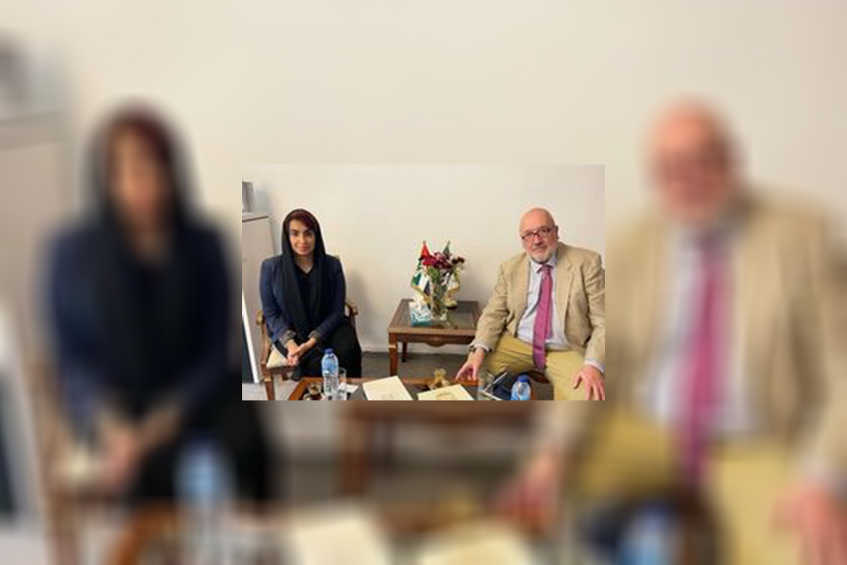 استقبلت القائم بالأعمال بالإنابة موزة الحوسني، القائم بأعمال السفارة الاسبانية بالجزائر السيد خوسي أنطونيو روز دي كساس، بمقر سفارة الدولة بالجزائر العاصمة، حيث تم مناقشة العديد من المواضيع ذات الاهتمام المشترك.