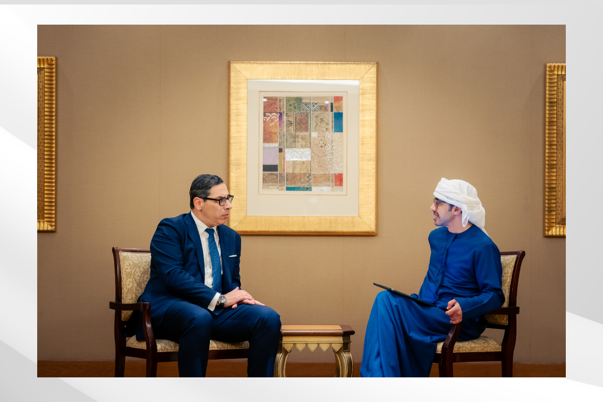 H.H. Sheikh Abdullah Bin Zayed Al Nahyan, Deputy Prime Minister and Minister of Foreign Affairs, today received Dr. Constantinos Kombos, Minister of Foreign Affairs of the Republic of Cyprus, in Abu Dhabi.